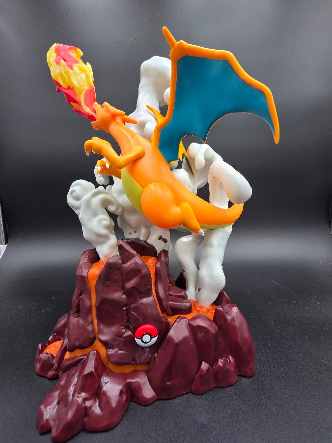 Charizard -Flame Drake Volcano Statue-( TikTok: ) Flame Drake Volcano Statue