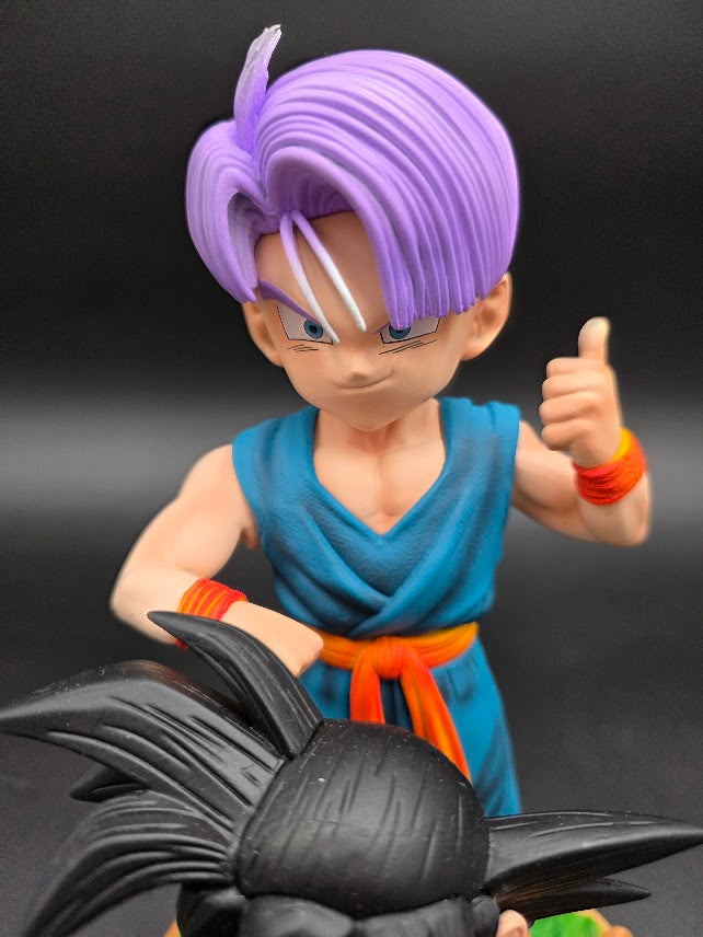 Dragon Ball Z Son Goten Trunks Figure PVC - ( Tiktok : ) Playful Duo Statue