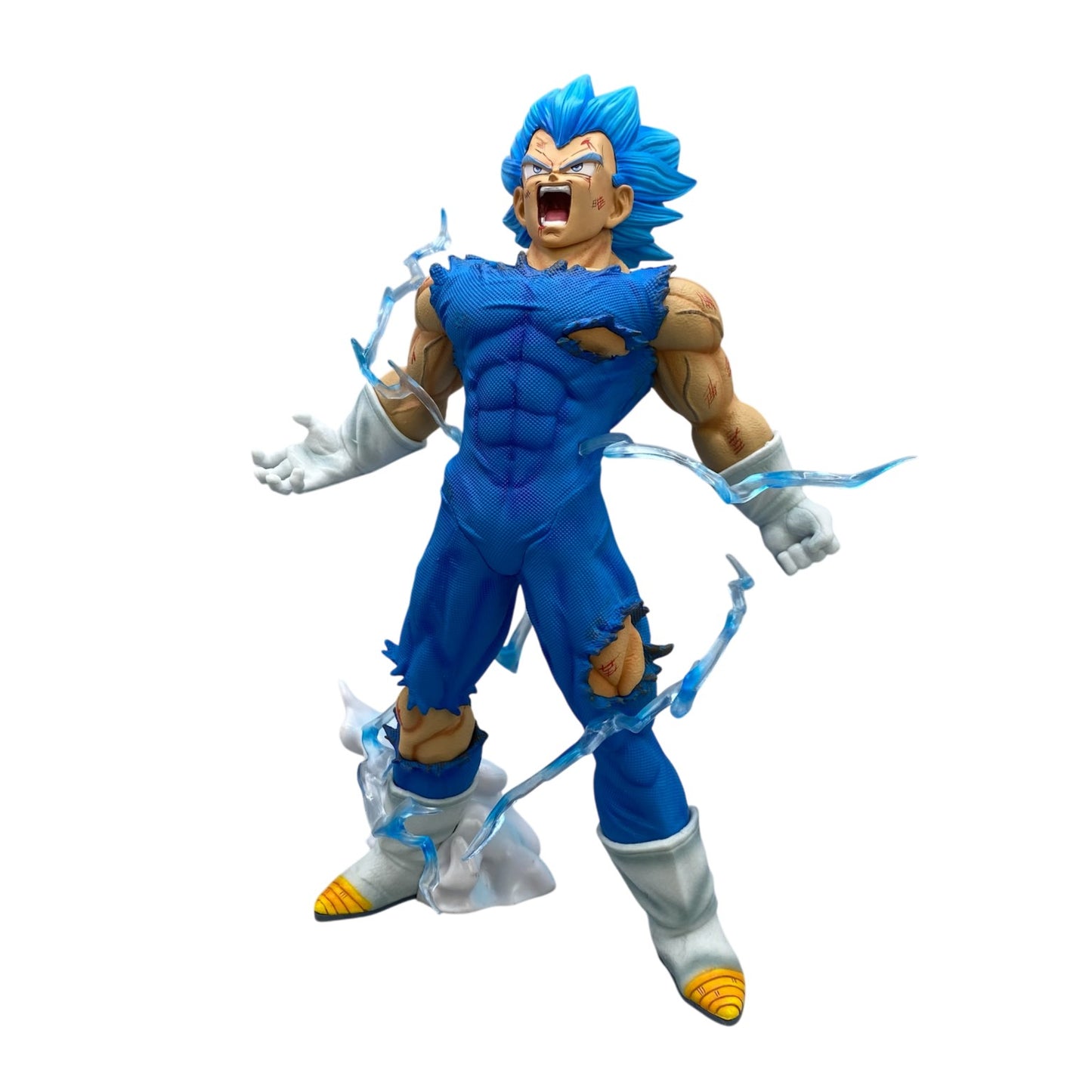 Dragon Ball Z Action Figure self-destruct Majin Vegeta Figurine PVC Collection - ( Tiktok : )- Golden Warrior Battle Statue