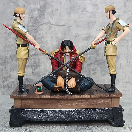 One Piece Gol D. Roger Execution Scene Statue - ( Tiktok ) ; egendary Captain Execution Diorama