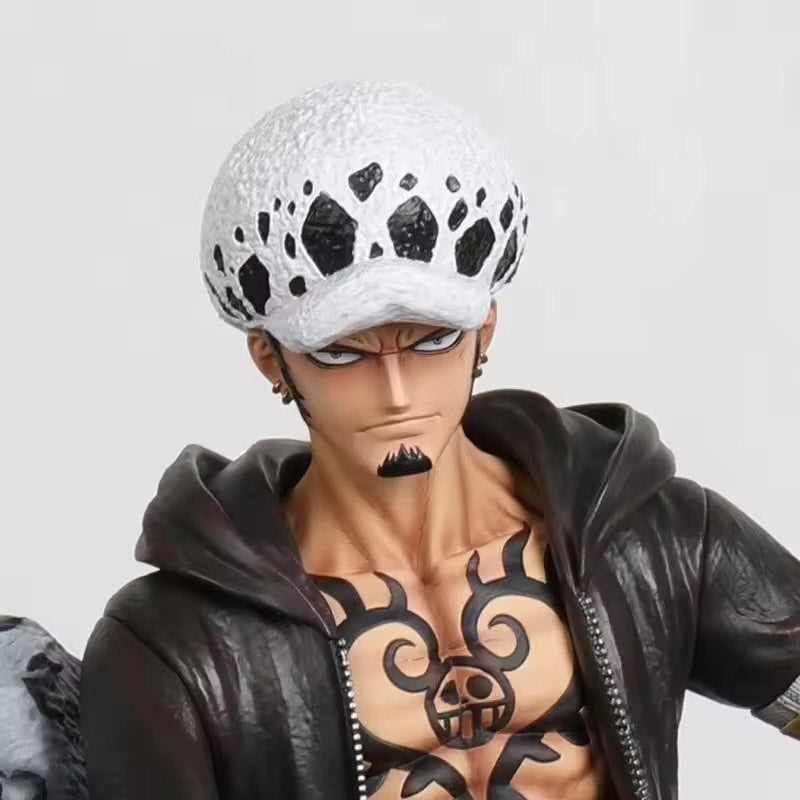 One Piece LAW Snow Leopard Anime Figure - ( Tiktok : ) Eyes are Lightable