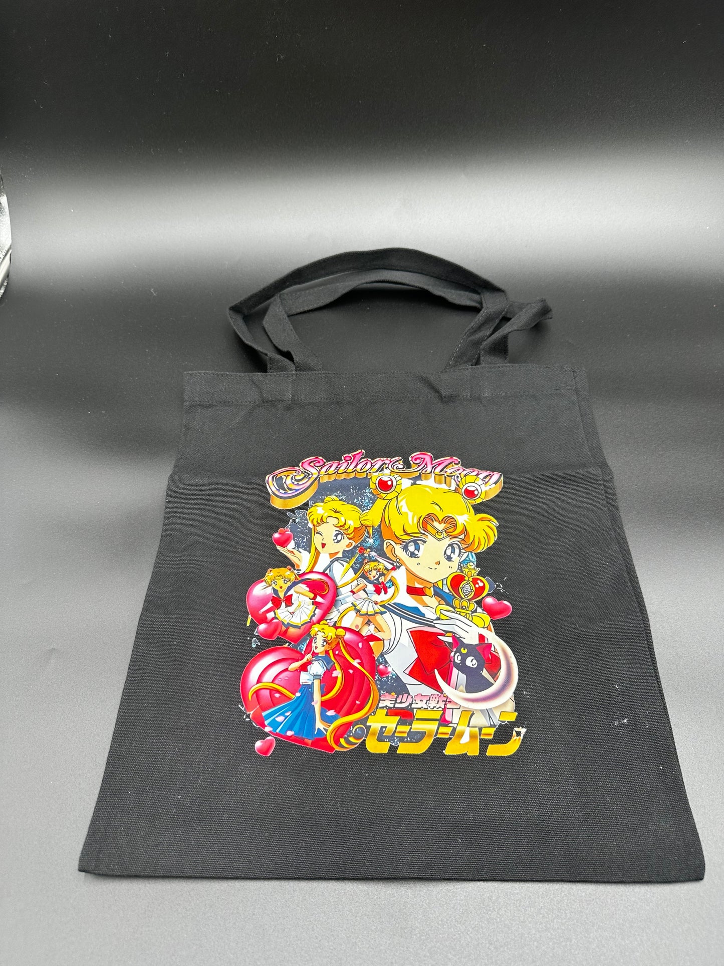 Sailor Moon Black Tote Bag