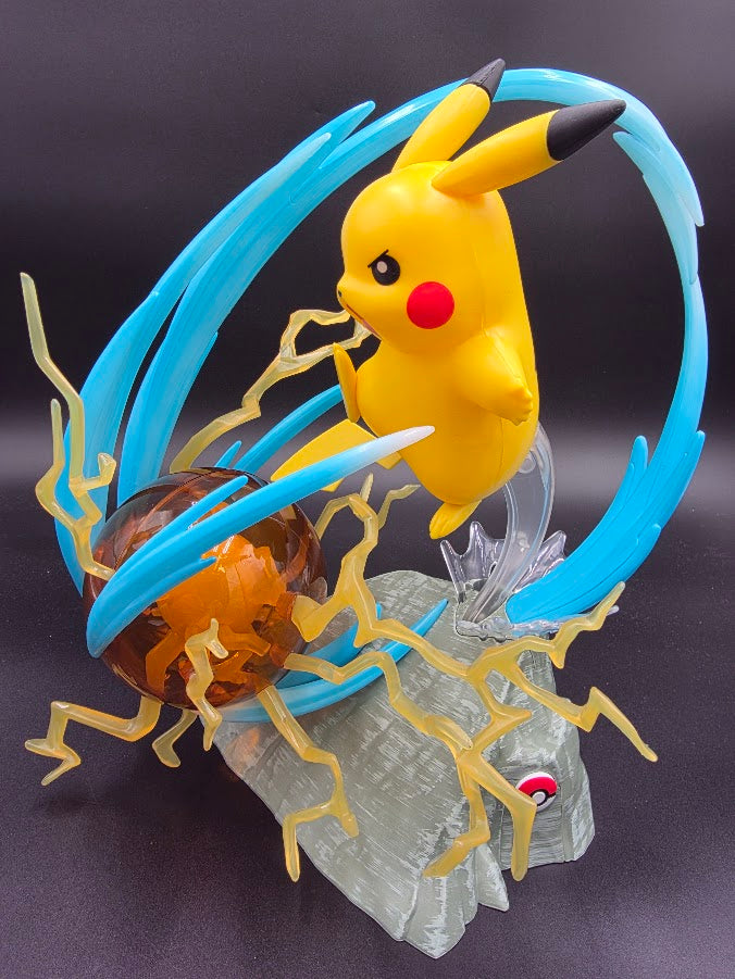 Pikachu - Thunderbolt Strike Deluxe Battle Diorama- ( Tiktok: ) Spark Battle Diorama