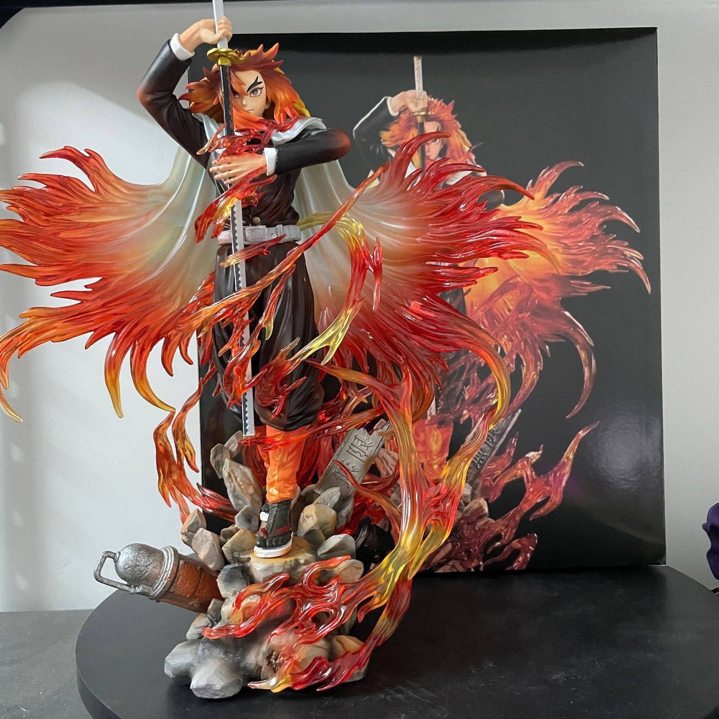 Rengoku Kyojuro Flame Hashira Figure - Demon Slayer Collectible Statue