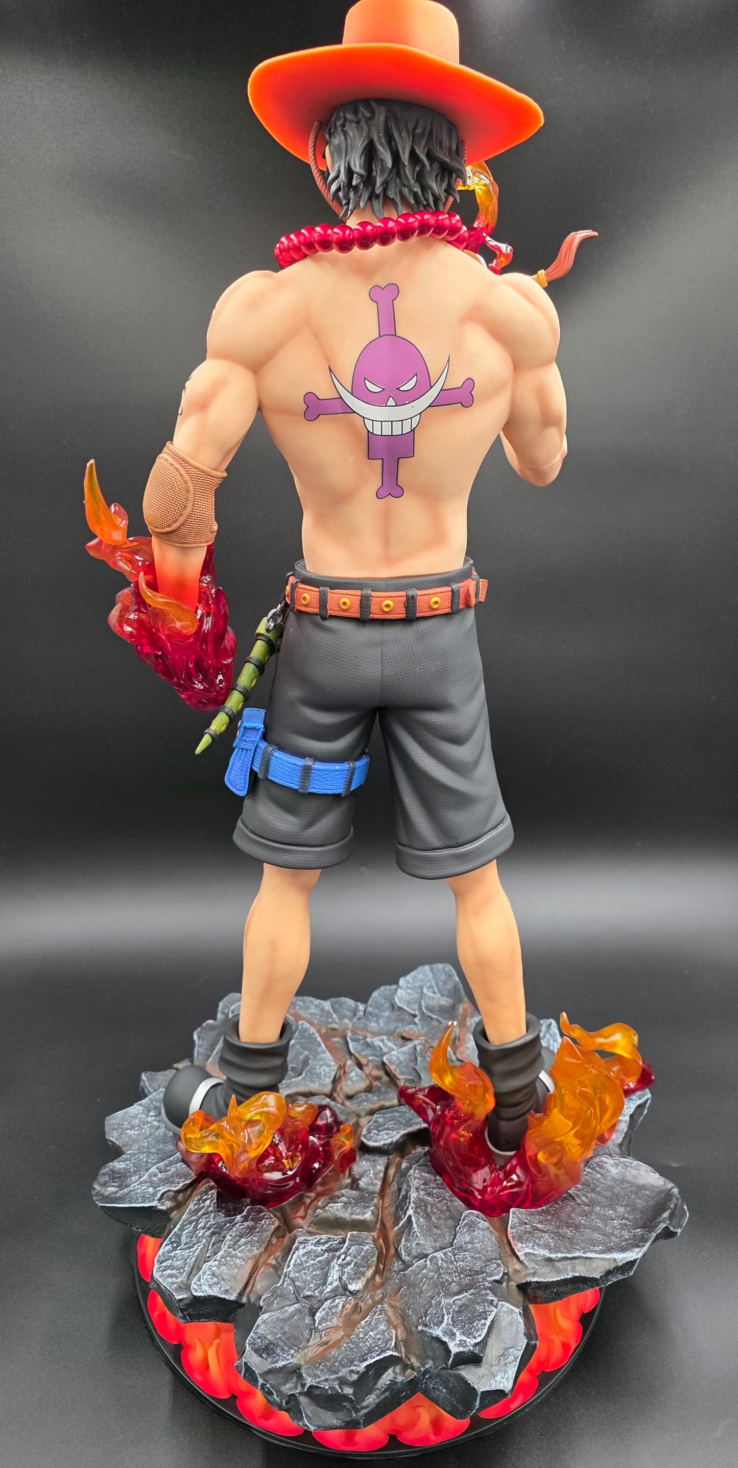 Portgas D. Ace - Flame Emperor Deluxe Battle Figure (Tiktok: Flame Vanguard Commander LARGE Diorama [SL-GL-ACE-06] – Grandline Series – PVC Art Sculpture