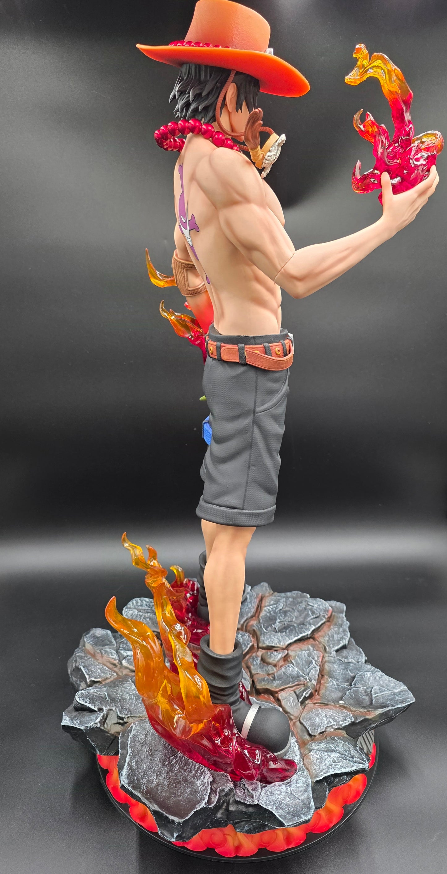 Portgas D. Ace - Flame Emperor Deluxe Battle Figure (Tiktok: Flame Vanguard Commander LARGE Diorama [SL-GL-ACE-06] – Grandline Series – PVC Art Sculpture