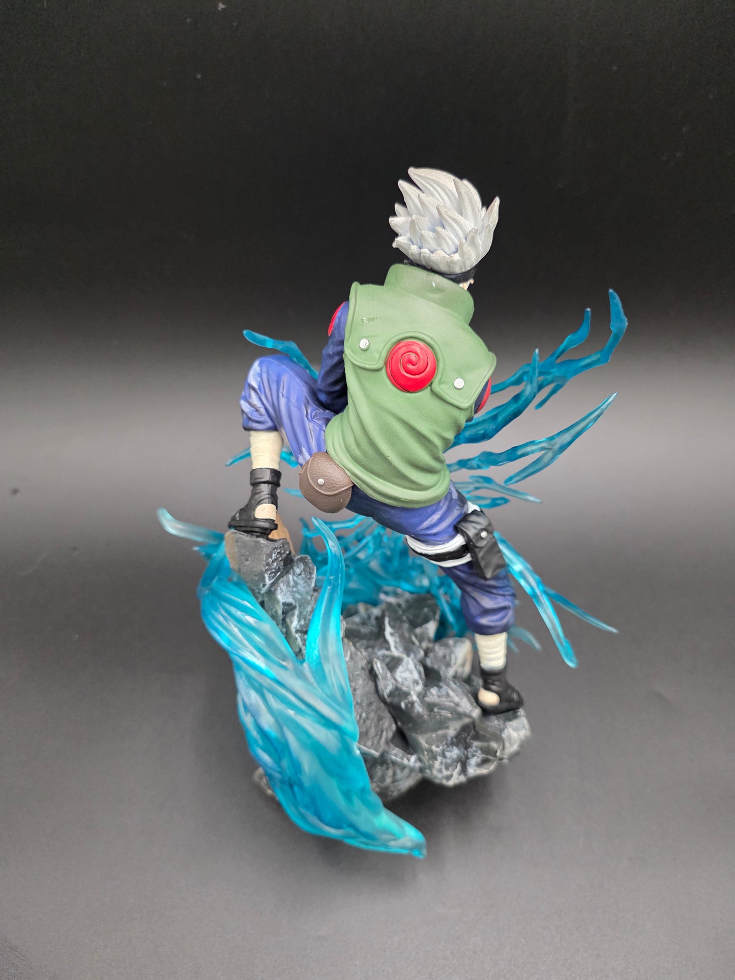 Kakashi Hatake - "Chidori" Lightning Blade Battle Diorama (TikTok: Shadow Strike Lightning Vanguard Diorama [SL-HL-KAK-01] – Ninja Series – PVC Art Sculpture)