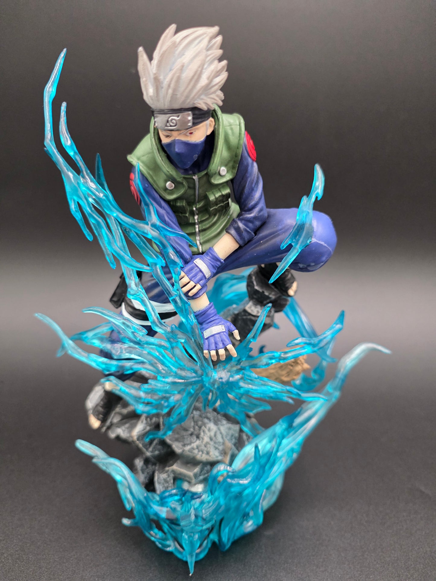 Kakashi Hatake - "Chidori" Lightning Blade Battle Diorama (TikTok: Shadow Strike Lightning Vanguard Diorama [SL-HL-KAK-01] – Ninja Series – PVC Art Sculpture)