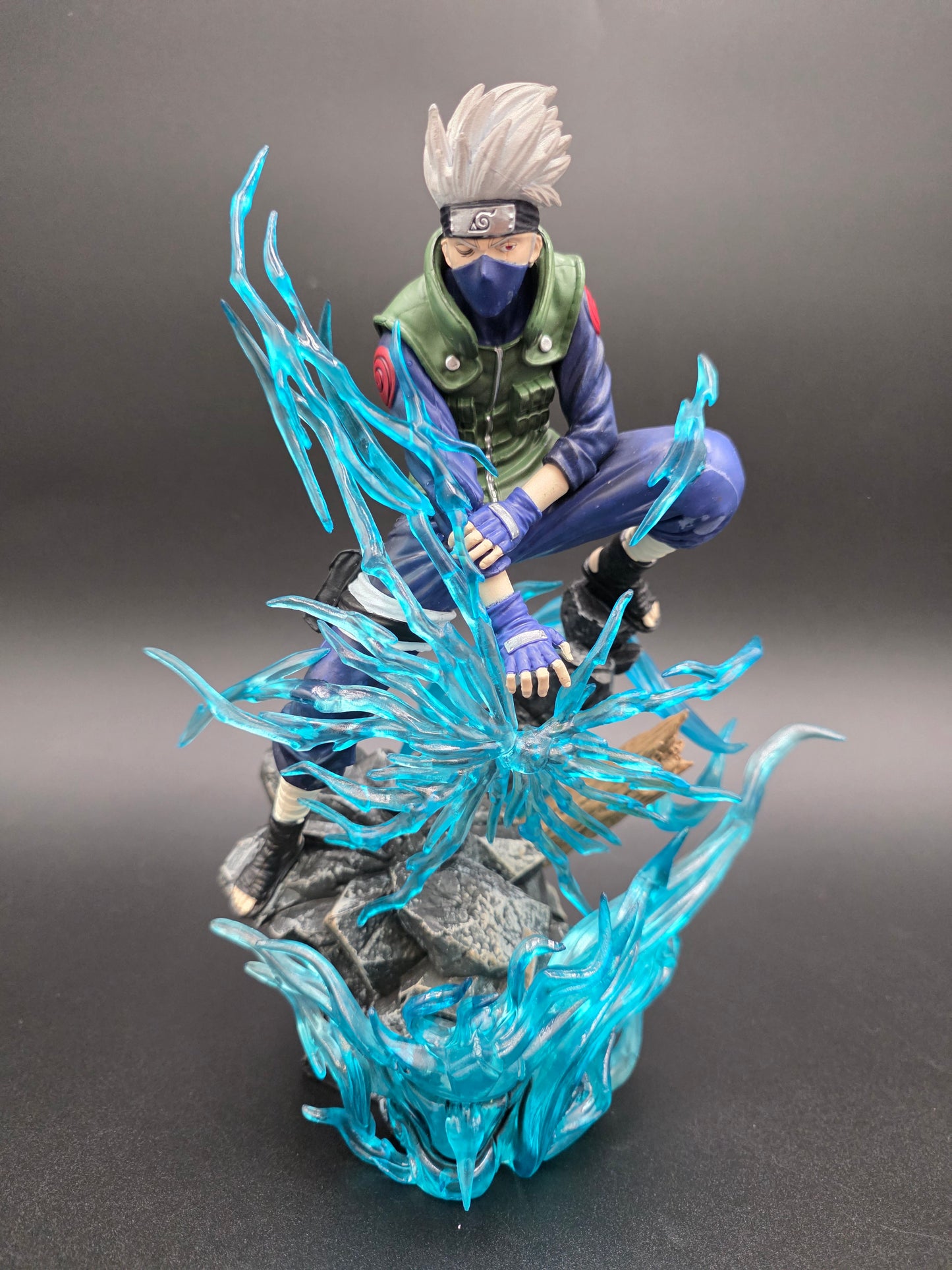 Kakashi Hatake - "Chidori" Lightning Blade Battle Diorama (TikTok: Shadow Strike Lightning Vanguard Diorama [SL-HL-KAK-01] – Ninja Series – PVC Art Sculpture)