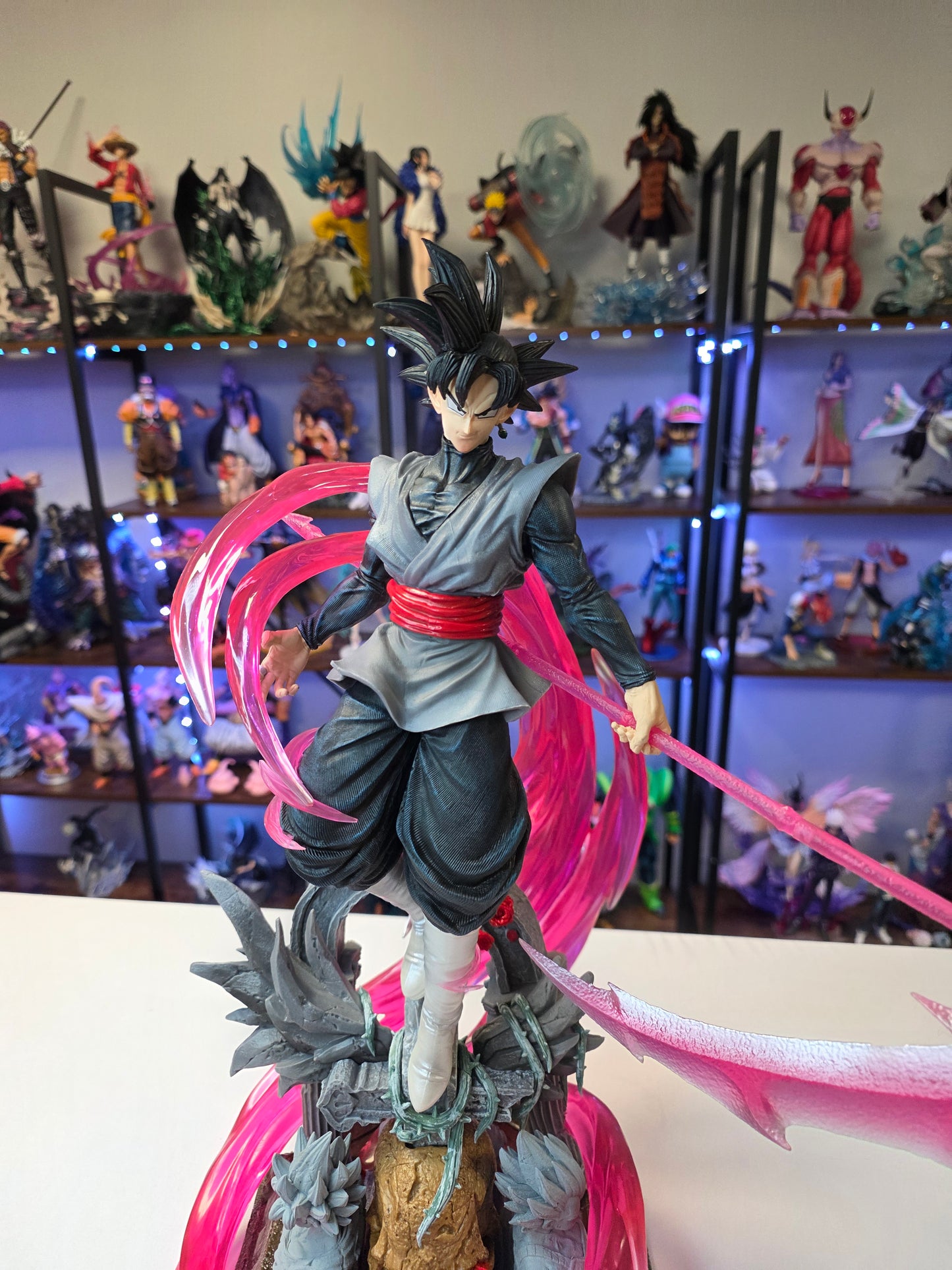Goku Black - "Scythe of Sorrow" Divine Justice Deluxe Diorama  (TikTok: Dark Deity Scythe Masterpiece [SL-GW-GOK-11] – Golden Warrior Series – PVC Art Sculpture)