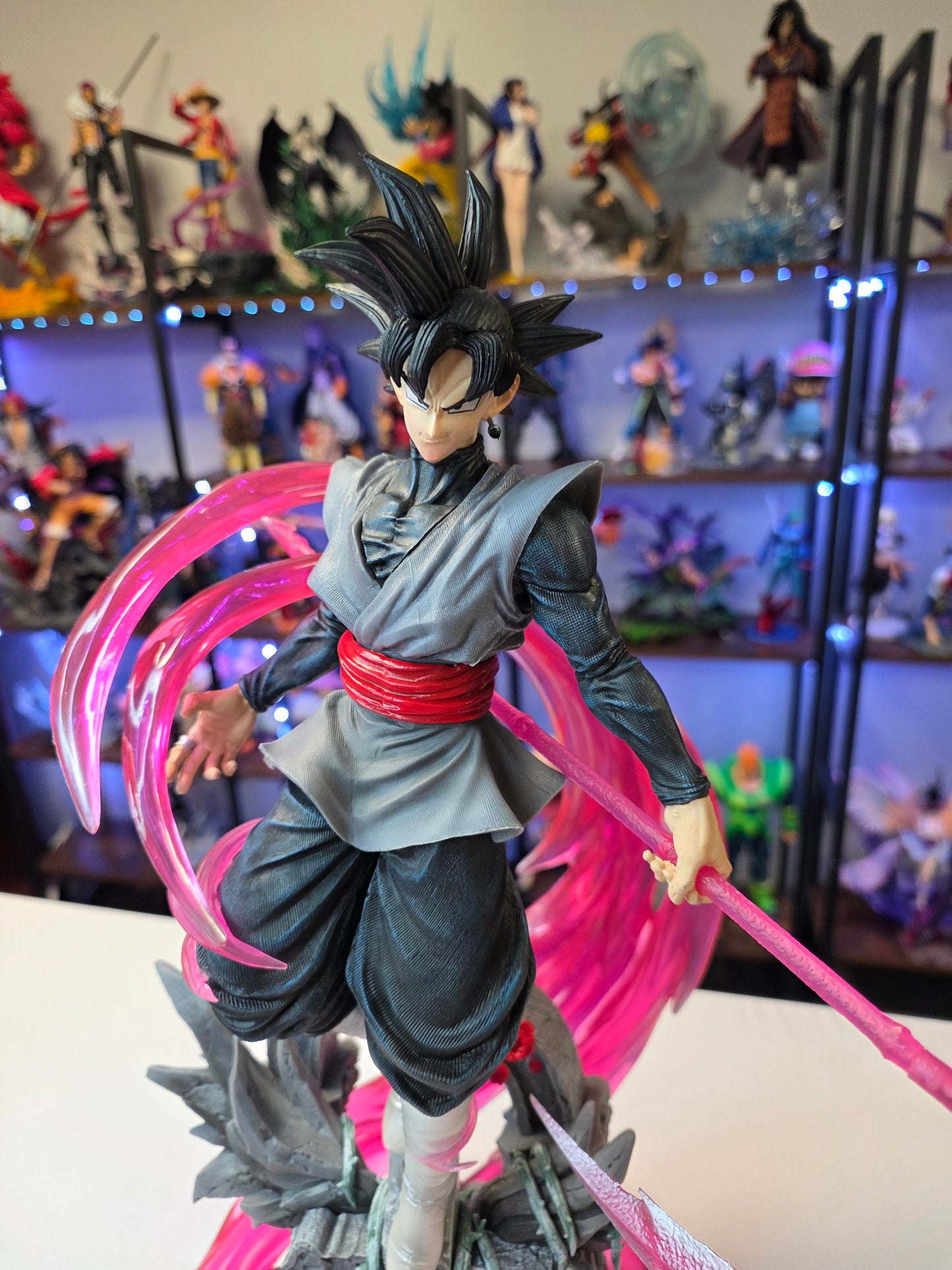 Goku Black - "Scythe of Sorrow" Divine Justice Deluxe Diorama  (TikTok: Dark Deity Scythe Masterpiece [SL-GW-GOK-11] – Golden Warrior Series – PVC Art Sculpture)