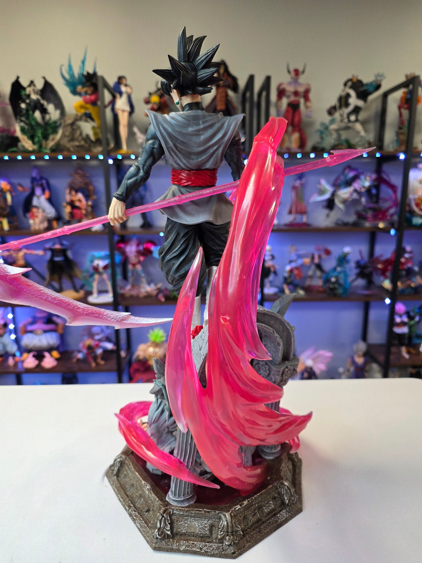 Goku Black - "Scythe of Sorrow" Divine Justice Deluxe Diorama  (TikTok: Dark Deity Scythe Masterpiece [SL-GW-GOK-11] – Golden Warrior Series – PVC Art Sculpture)