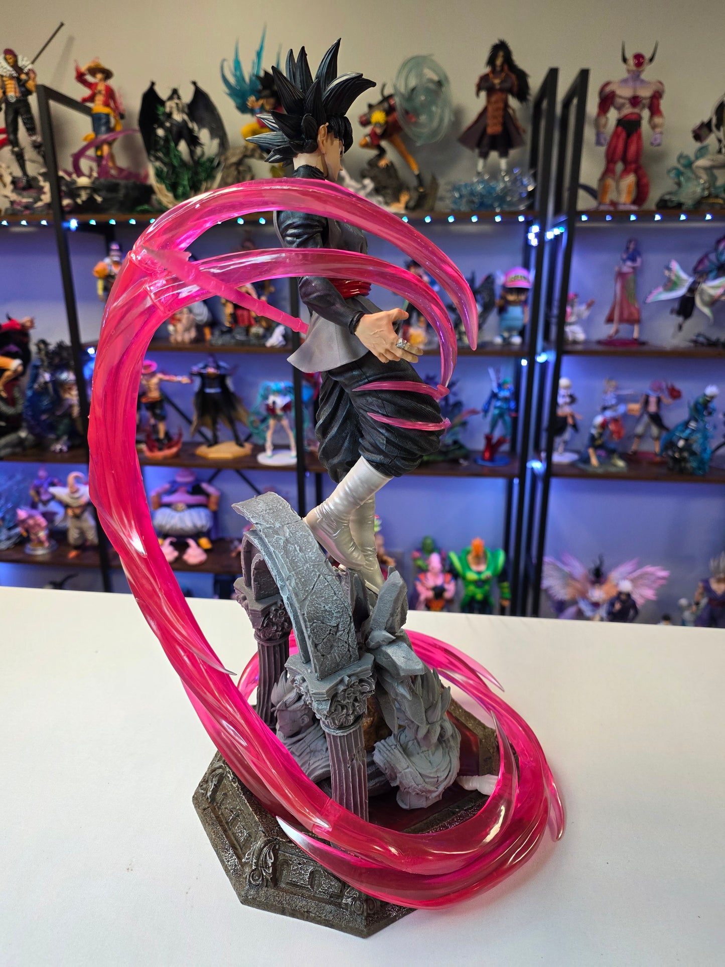 Goku Black - "Scythe of Sorrow" Divine Justice Deluxe Diorama  (TikTok: Dark Deity Scythe Masterpiece [SL-GW-GOK-11] – Golden Warrior Series – PVC Art Sculpture)