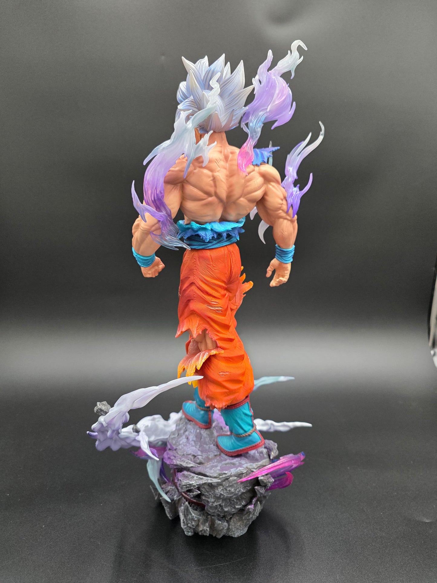 Perfected Ultra Instinct "Godly Awakening" Deluxe Figure  (TikTok: Supreme Transcendence Vanguard Diorama [SL-GW-GOK-12] – Golden Warrior Series – PVC Art Sculpture)