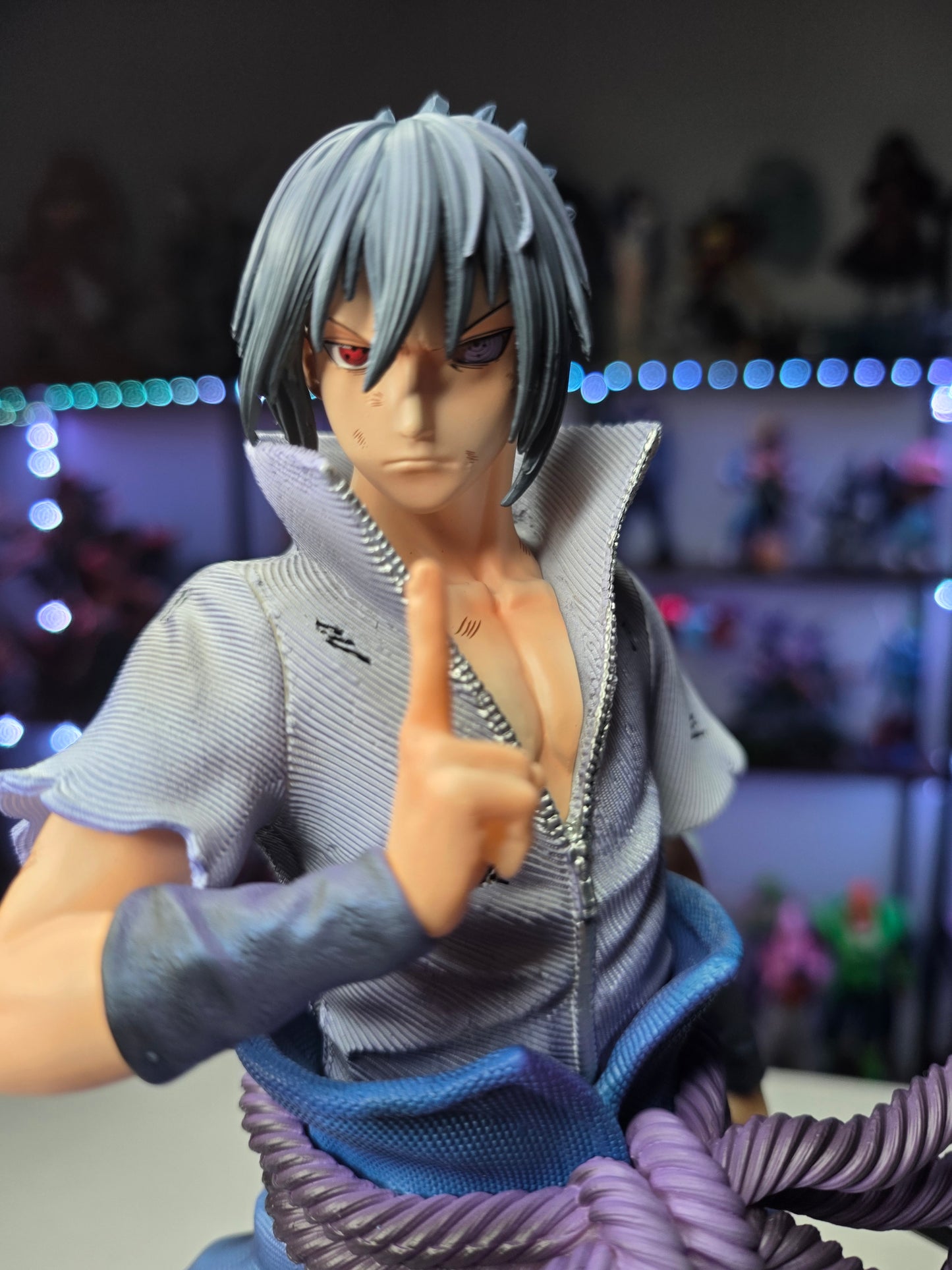 Sasuke Uchiha - Eternal Mangekyo Sharingan Manga Panel Display Figure  (tiktok: Shadow Avenger Manga Edition Statue [SL-NS-SAS-01] – Ninja Series – PVC Art Sculpture)