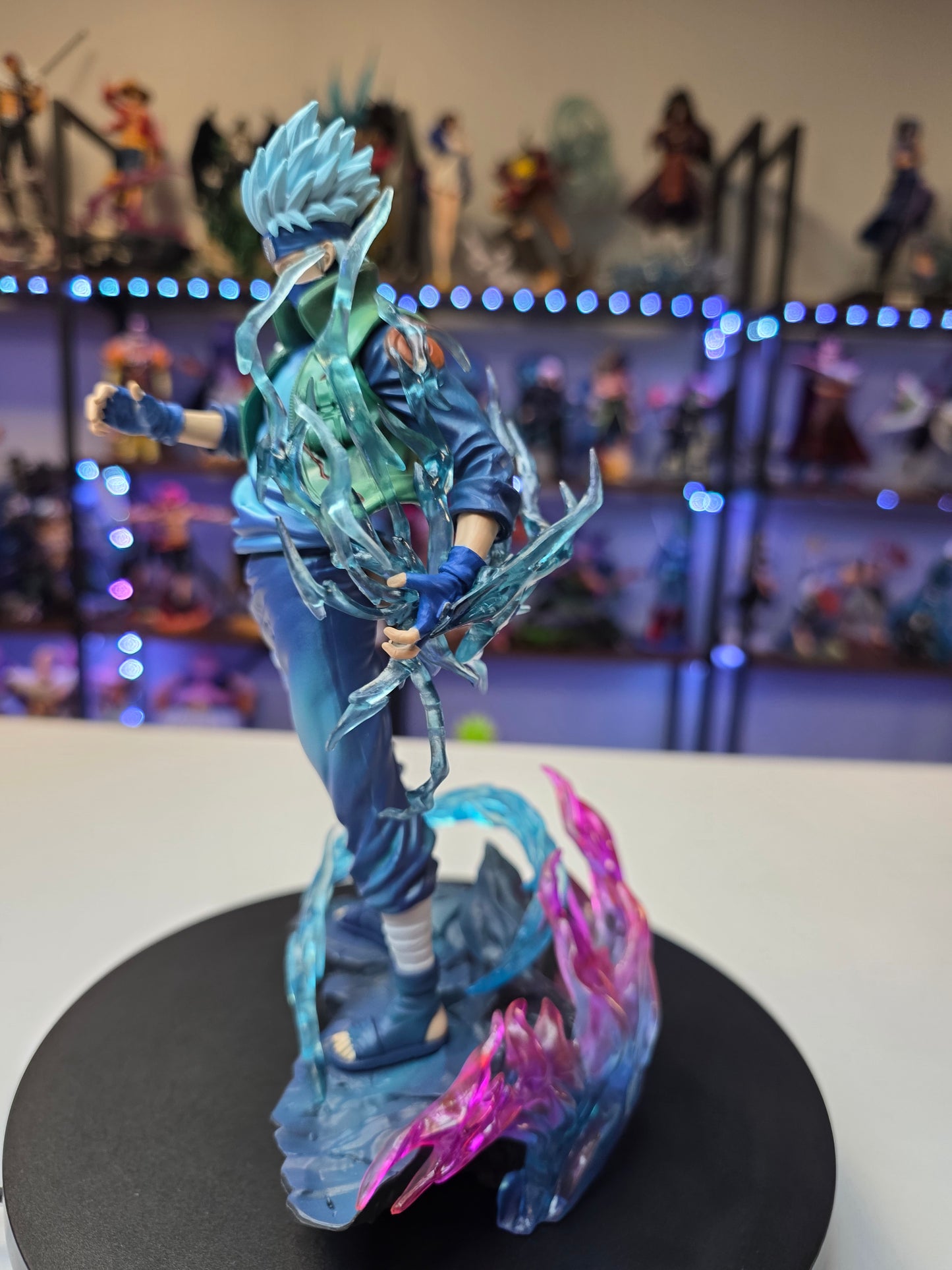 Kakashi Hatake - "Double Sharingan" Susanoo Chidori Battle Diorama  (TikTok: Silver-Haired Lightning Commander [SL-NS-KAK-03] – Ninja Series –PVC Art Sculpture)