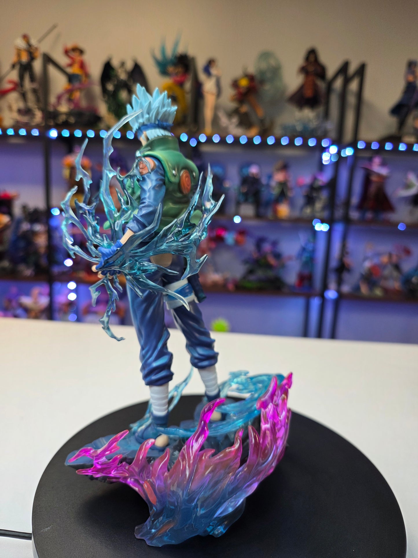 Kakashi Hatake - "Double Sharingan" Susanoo Chidori Battle Diorama  (TikTok: Silver-Haired Lightning Commander [SL-NS-KAK-03] – Ninja Series –PVC Art Sculpture)