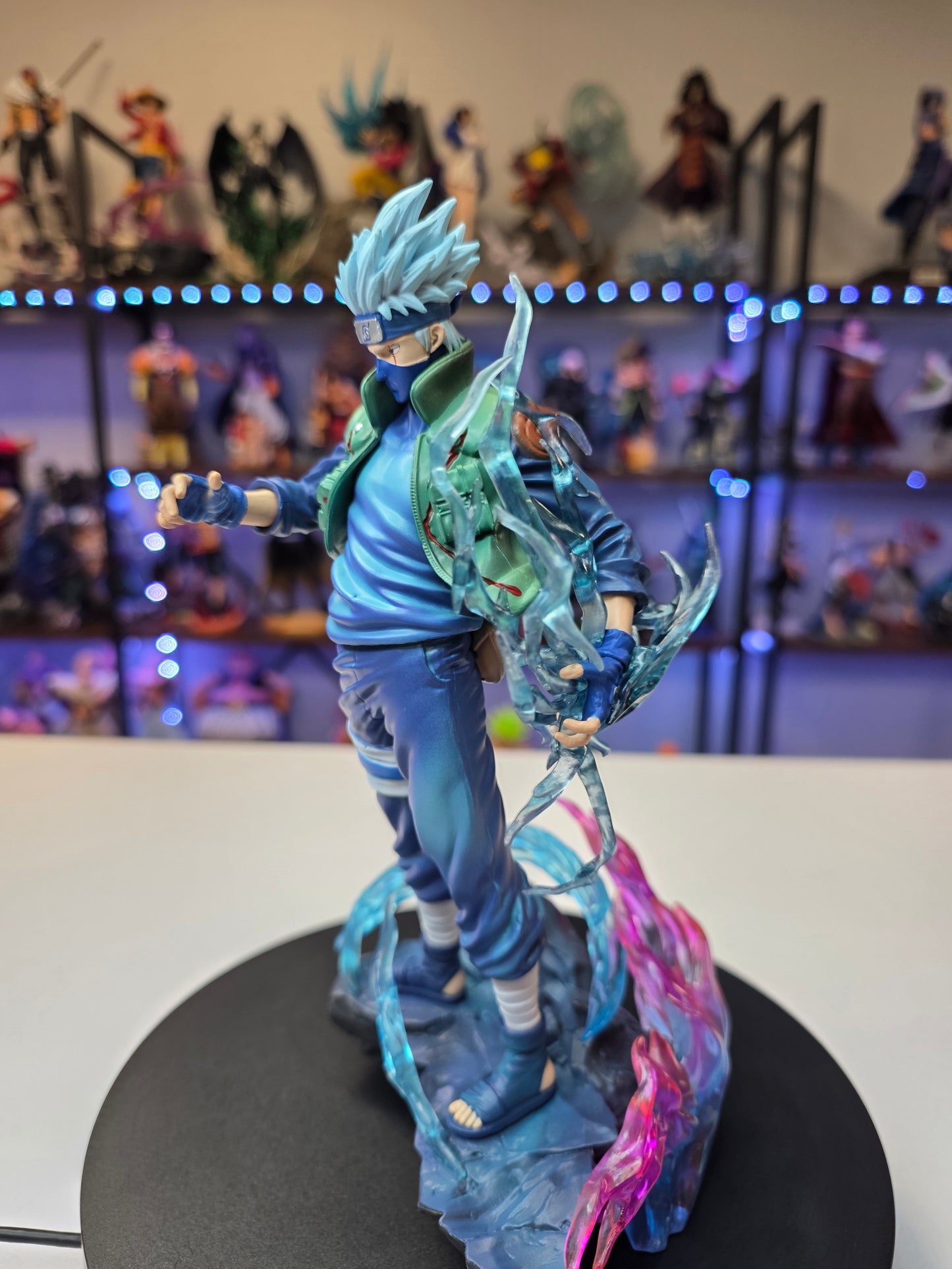 Kakashi Hatake - "Double Sharingan" Susanoo Chidori Battle Diorama  (TikTok: Silver-Haired Lightning Commander [SL-NS-KAK-03] – Ninja Series –PVC Art Sculpture)