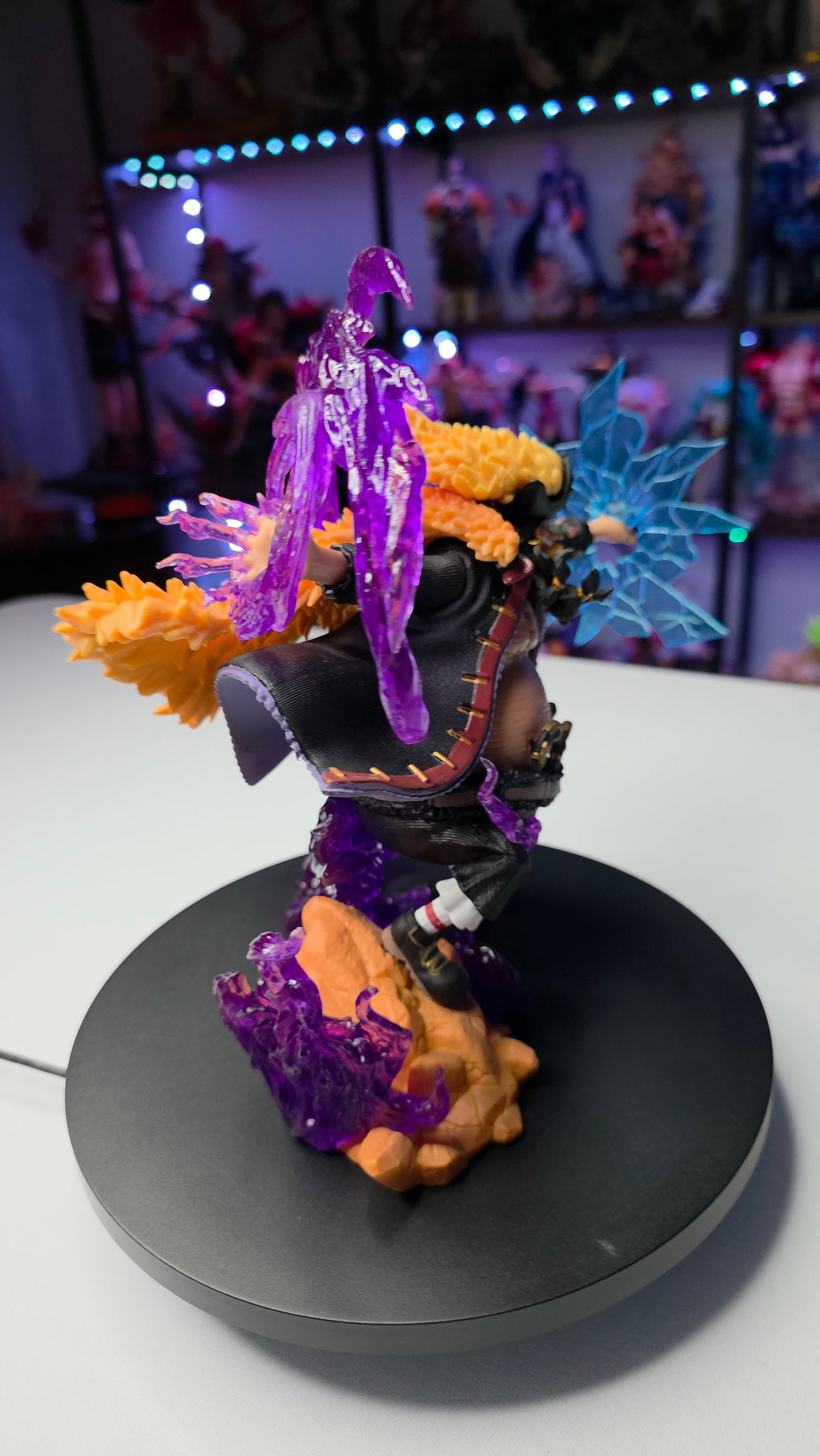 Marshall D. Teach (Blackbeard) - Emperor of Dual Powers Deluxe Figure (Tiktok: Shadow Sovereign Captain Diorama [SL-GL-BLA-01] – Grandline Series –PVC Art Sculpture)
