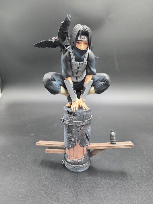 Naruto Shippuden Itachi Uchiha Anbu Black Ops Utility Pole Diorama Statue