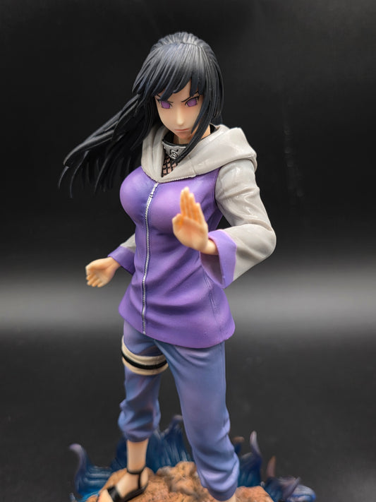 Naruto Shippuden Hinata Hyuga Gentle Step Twin Lion Fists Battle Diorama Statue