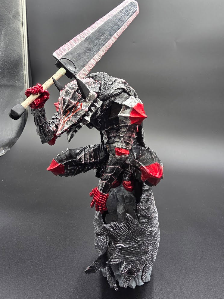 Berserk Armor Guts anime figure  -( Tiktok : ) Dark Knight Avenger Statue