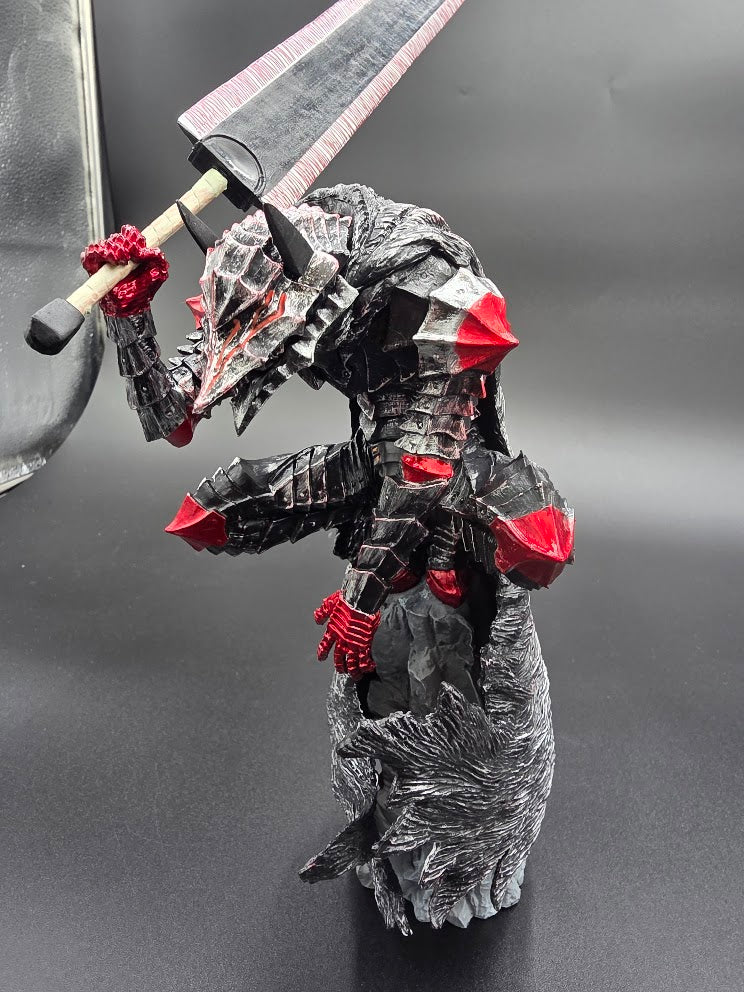 Berserk Armor Guts anime figure  -( Tiktok : ) Dark Knight Avenger Statue