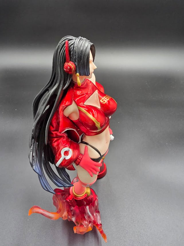 One Piece Boa Hancock figure red-( Tiktok :) Crimson Flame Empress Statue