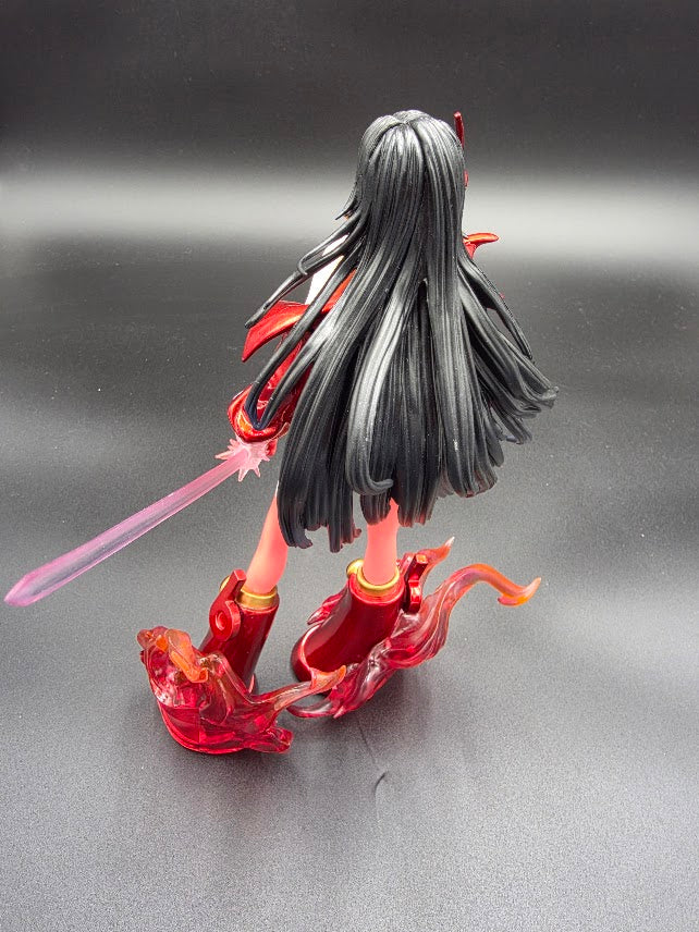 One Piece Boa Hancock figure red-( Tiktok :) Crimson Flame Empress Statue