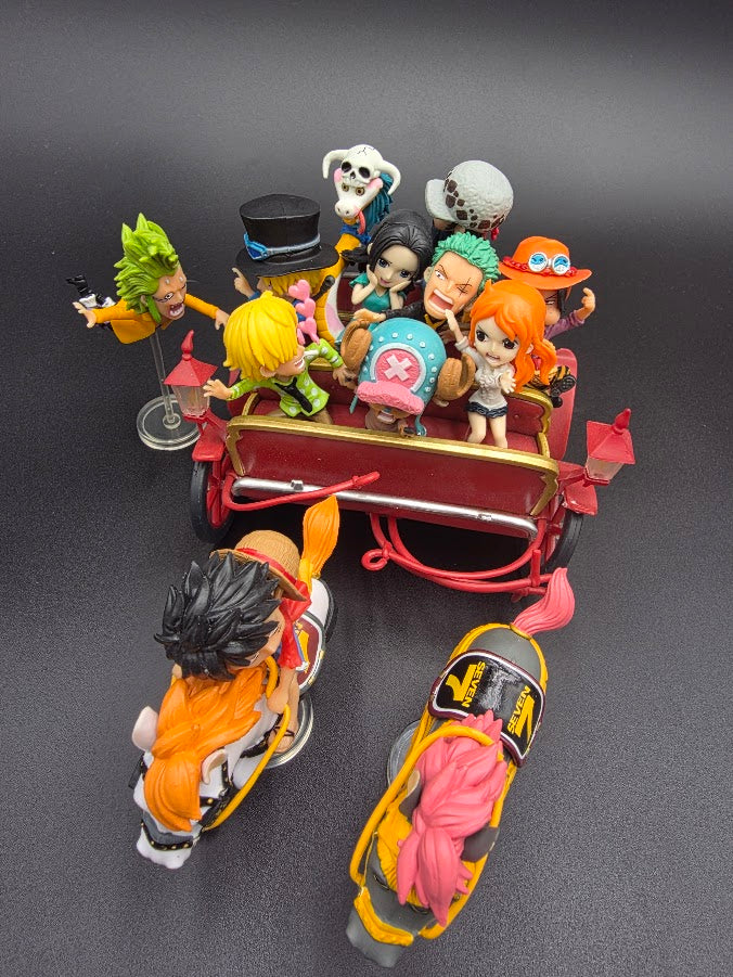 One Piece - Straw Hat Crew & Friends Set- ( Tiktok : ) Grand Voyage Party Carriage Set