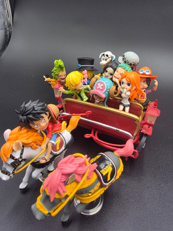 One Piece - Straw Hat Crew & Friends Set- ( Tiktok : ) Grand Voyage Party Carriage Set