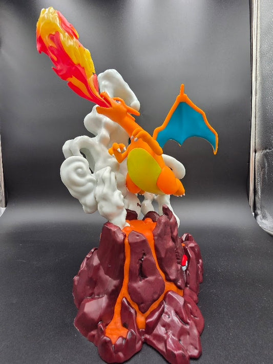 Charizard -Flame Drake Volcano Statue-( TikTok: ) Flame Drake Volcano Statue