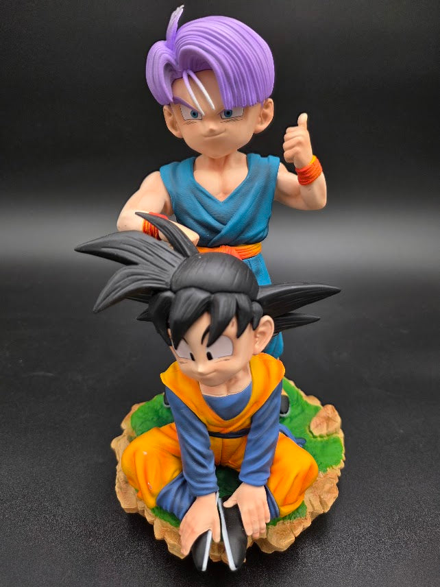 Dragon Ball Z Son Goten Trunks Figure PVC - ( Tiktok : ) Playful Duo Statue