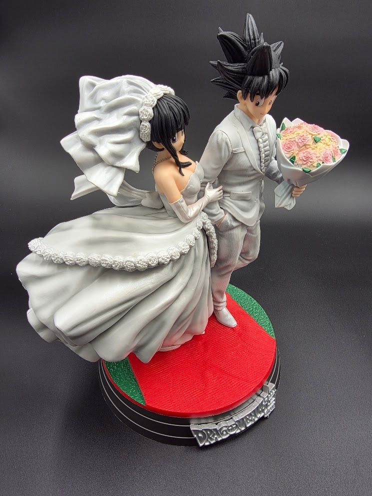 Dragon Ball Super Anime Figure Son Goku Chichi Figures White Wedding Dress Figurine - ( Tiktok ): Eternal Union Wedding Statue