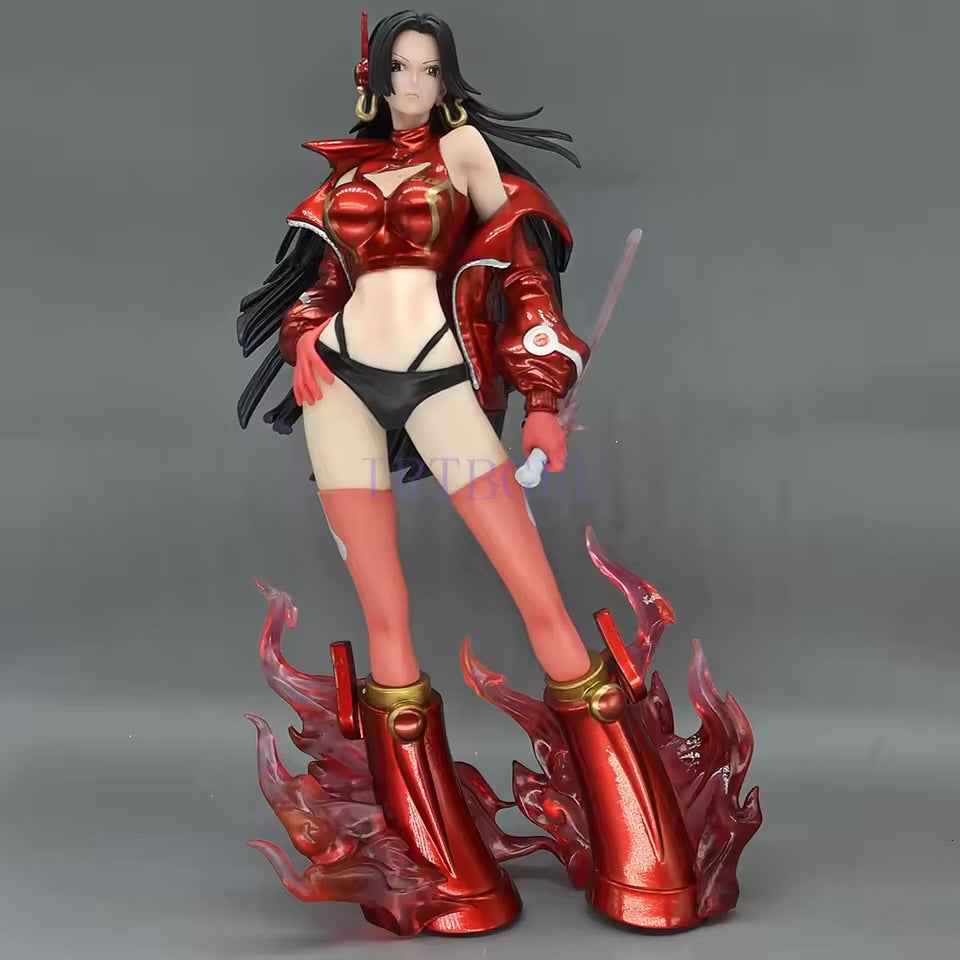 30cm OnePiece Nico Robbins Studio Red Colour one piece Girls Toys Anime Figure