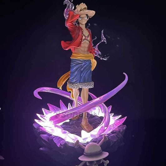 41cm One Piece HB Luffy Figure with LED