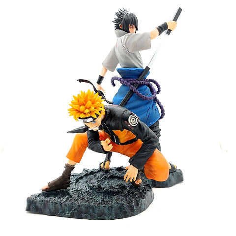 Anime Naruto Figures  Uzumaki Naruto Uchiha Sasuke Action Figures Binding