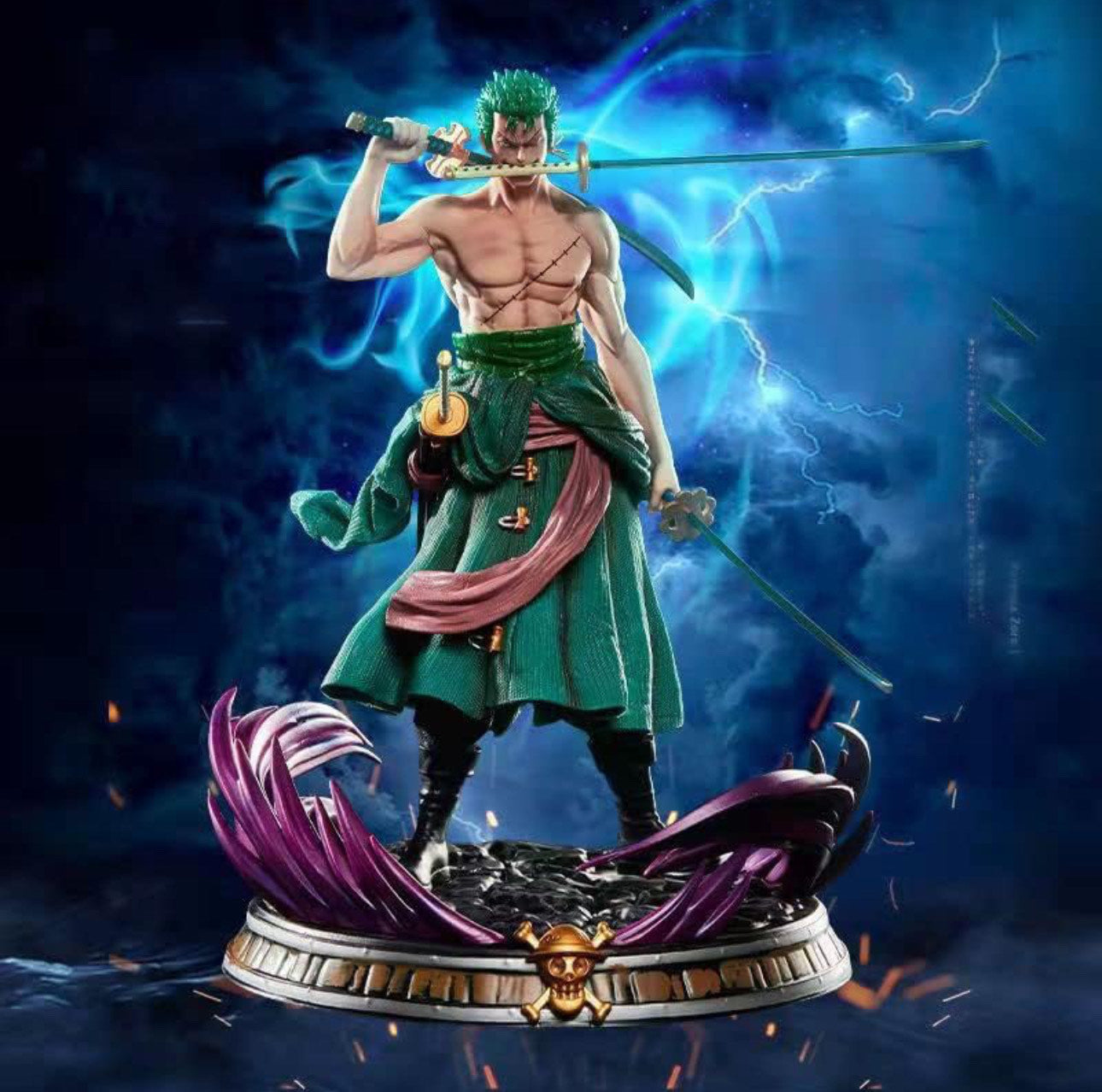 One Piece Three Swords Rorono Zoro 37cm Figure