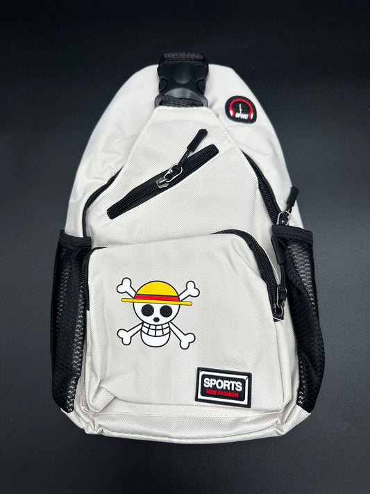 Chest Pack Men's Crossbody Bag Beige