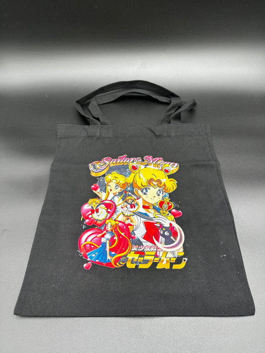 Sailor Moon Black Tote Bag