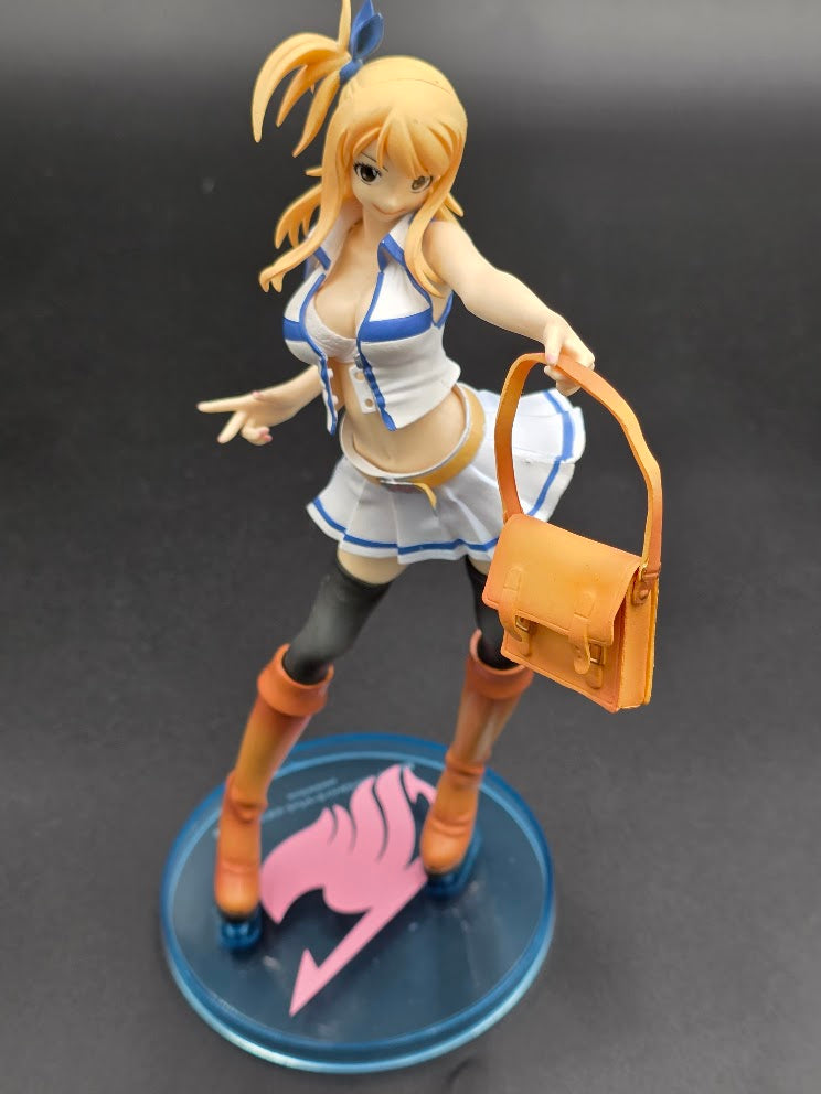 Fairy Tail Lucy Heartfilia Natsu costume anime figure -   ( Tiktok :) Celestial Mage Traveler Statue