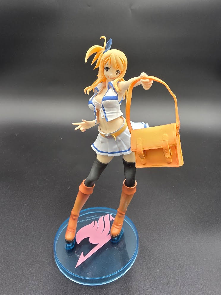 Fairy Tail Lucy Heartfilia Natsu costume anime figure -   ( Tiktok :) Celestial Mage Traveler Statue