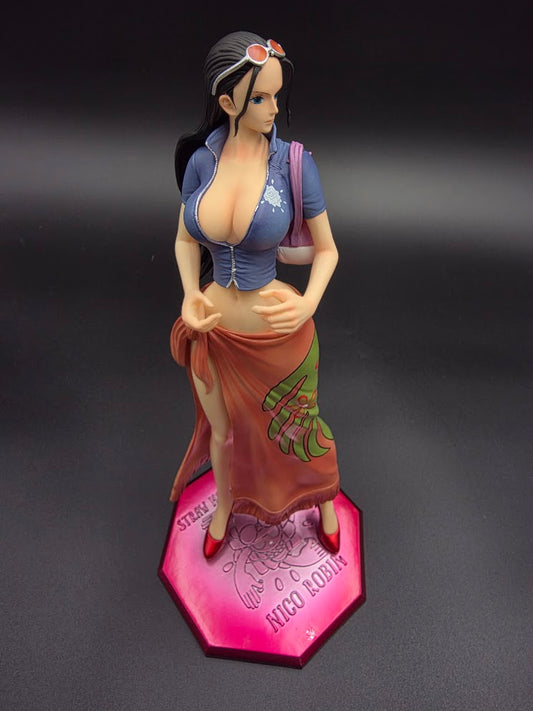 One Piece Nico Robin Grandline lady anime figure -       ( Tiktok: ) Floral Scholar Collectible Statue