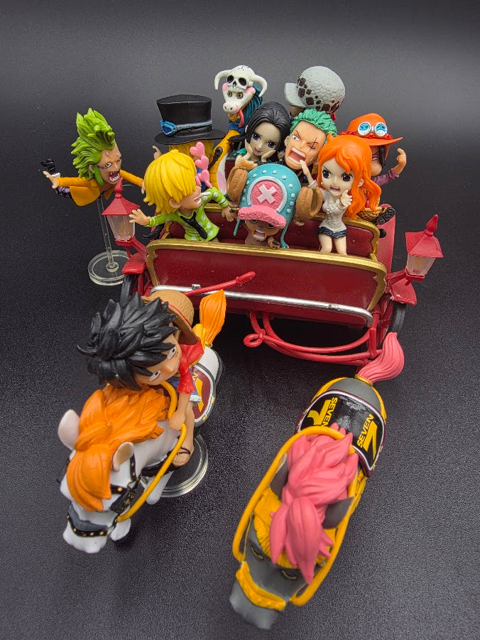 One Piece - Straw Hat Crew & Friends Set- ( Tiktok : ) Grand Voyage Party Carriage Set