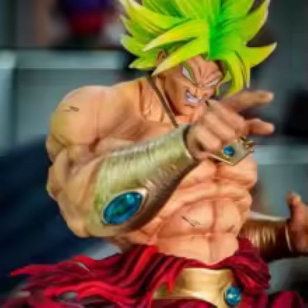 Legendary Super Saiyan Broly Figure - ( Tiktok ): Unstoppable Primal Warrior Statue