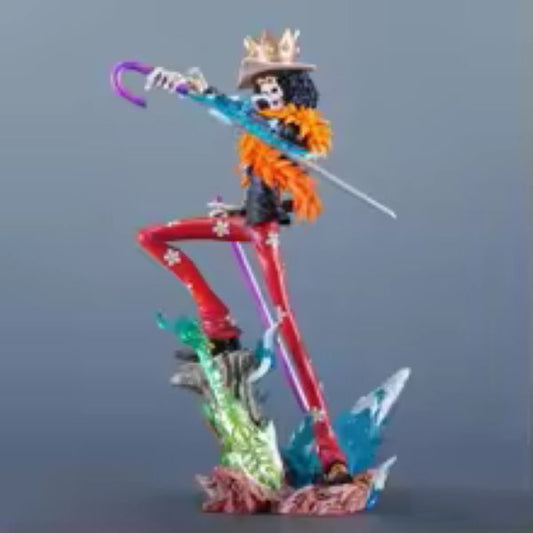 Brook Soul King Figure - One Piece Collectible Statue -   ( Tiktok :) Ethereal Soul Musician Statue