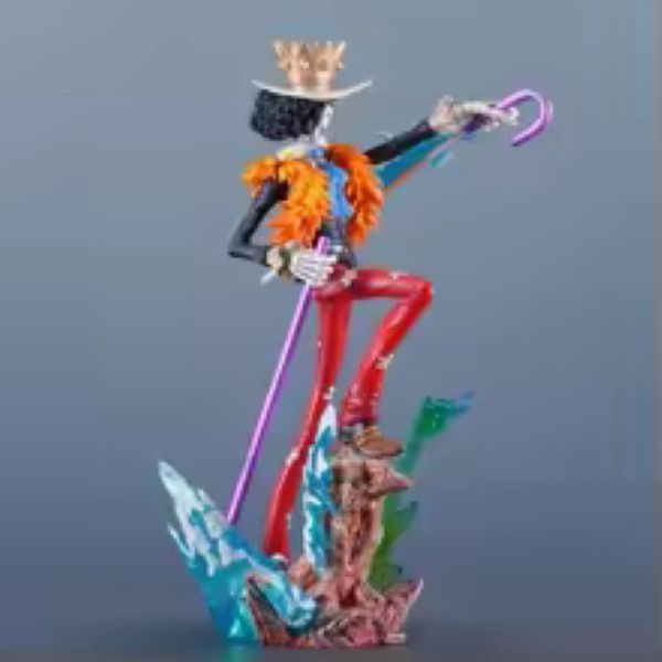 Brook Soul King Figure - One Piece Collectible Statue -   ( Tiktok :) Ethereal Soul Musician Statue