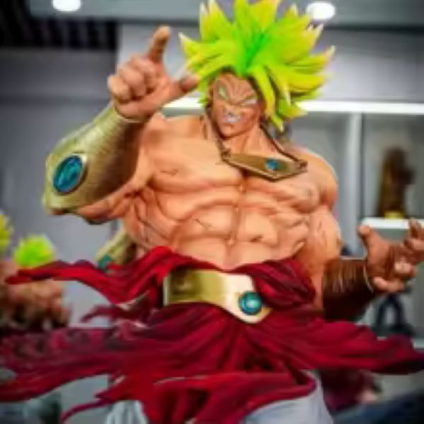 Legendary Super Saiyan Broly Figure - ( Tiktok ): Unstoppable Primal Warrior Statue
