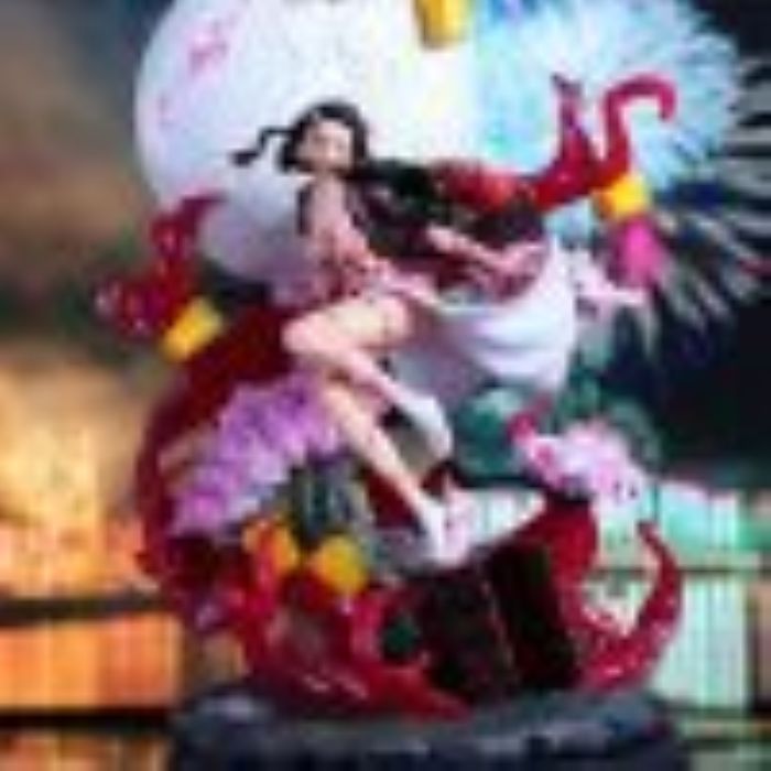Nezuko Kamado Awakened Form Figure - 28cm Demon Slayer Moon Scene Diorama- ( Tiktok ):Moonlight Blossom Guardian Diorama