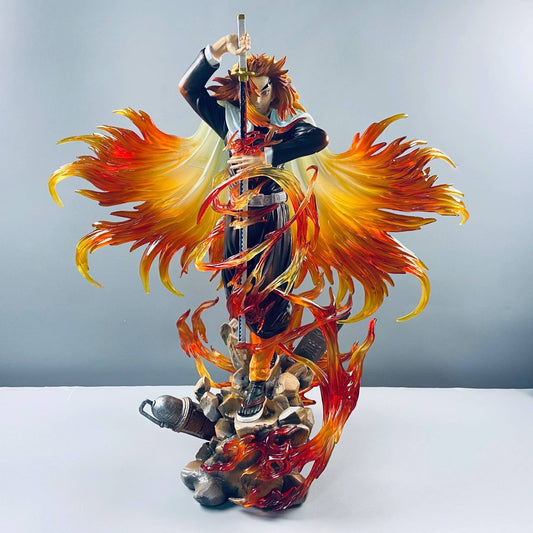 Rengoku Kyojuro Flame Hashira Figure - Demon Slayer Collectible Statue